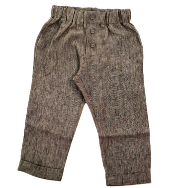 Pantalone bimbo in puro lino 100% Lalalu