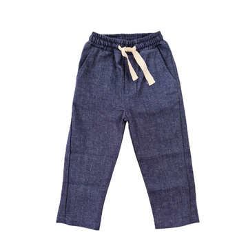Pantalone baby in cotone e lino denim Paciotti