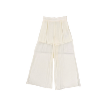 Pantalone Bimba trasparente in georgette