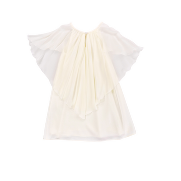 Abito Bambina Mantella in raso