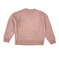 Pullover Bimba Rosa mix Alpaca logo ricamato