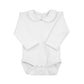 Body neonato in cotone con collo rotondo