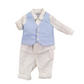 Completo neonato 3 pezzi con gilet