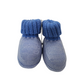 Scarpette neonato lana merino bicolore