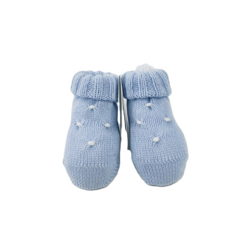 Set Nascita neonato in lana punto smock