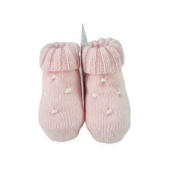 Set Nascita neonata in lana punto smock