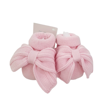 Scarpette lana fiocco Bebè di Almy