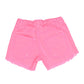 Shorts bambina fluo in cotone