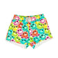 Shorts bambina con stampa smile