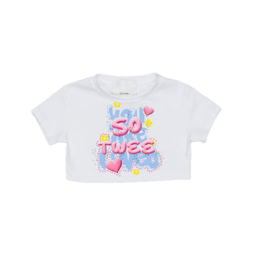 T-shirt Girl over fit corta e stampa