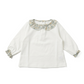 Salopette + blusa neonata in cotone velluto