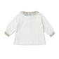 Salopette + blusa neonata in cotone velluto