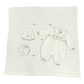 Set Nascita neonati in pura lana con fiocchetti