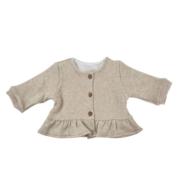Giacca cardigan neonata in maglia