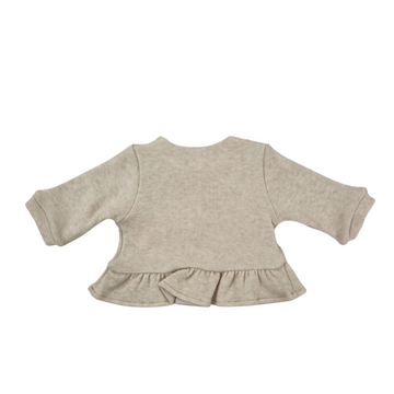 Giacca cardigan neonata in maglia