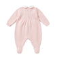 Set Nascita neonata in lana punto smock