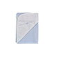 Accappatoio neonato triangolo celeste