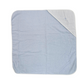 Accappatoio neonato triangolo celeste