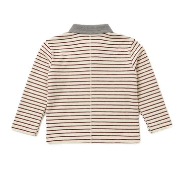 Polo Bimbo in maglina a righe