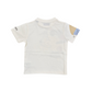 T-shirt Junior in cotone abstract print