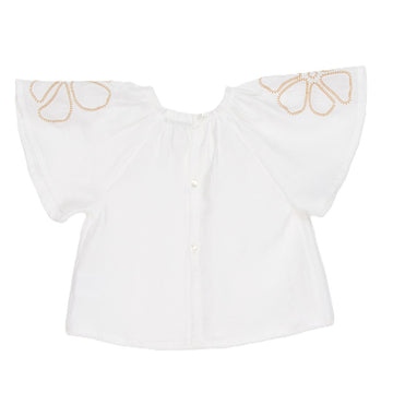 Camicia baby con ricamo