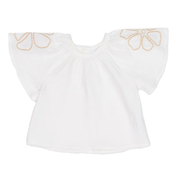 Camicia baby con ricamo