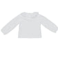T-shirt  bambina collo tondo plissè