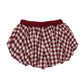 Shorts bambina a quadretti in lurex