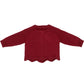 Cardigan baby smerlato