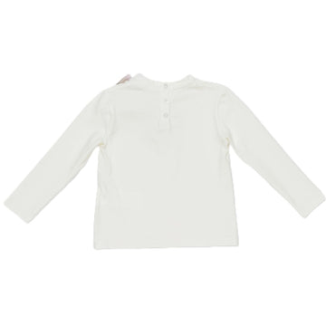 T-shirt manica lunga Bimba con fiocco