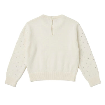 Pullover Bambina con strass