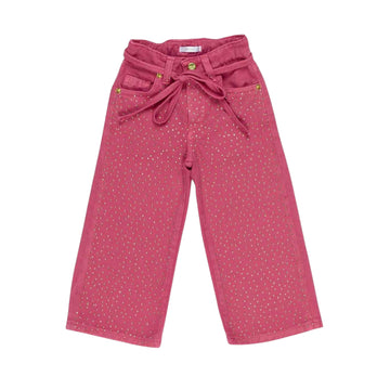 Jeans Bambina Bubble con strass