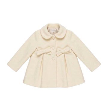 Cappottino bambina con fiocchetti