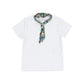 T-shirt Baby in cotone + foulard fantasia