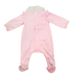 Tutina in cotone con colletto plumeties Laranjinha