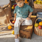 Pantaloni bimbo chino cotone Laranjinha