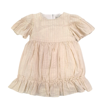 Abito bimba in tela operata lurex