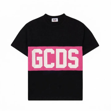 T-shirt Band Logo GCDS Pink