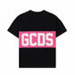 T-shirt Band Logo GCDS Pink