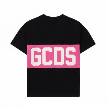 T-shirt Band Logo GCDS Pink