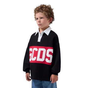 Polo a maniche lunghe con Band Logo