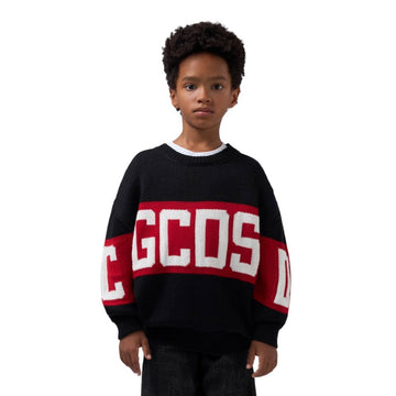 Maglione Girocollo in maglia Band logo