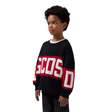 Maglione Girocollo in maglia Band logo
