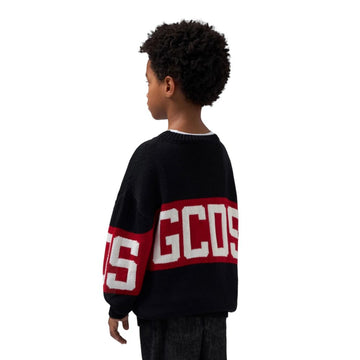 Maglione Girocollo in maglia Band logo