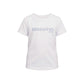 T-shirt Bimba in jersey cotone logo pizzo