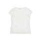 T-shirt Bimba in jersey cotone logo pizzo