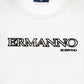 T-shirt Bimba in jersey cotone logo pizzo