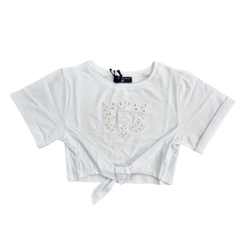 T-shirt Bimba in cotone Jersey con nodo