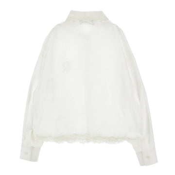 Camicia Bimba con pizzo e logo