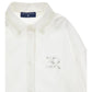 Camicia Bimba con pizzo e logo